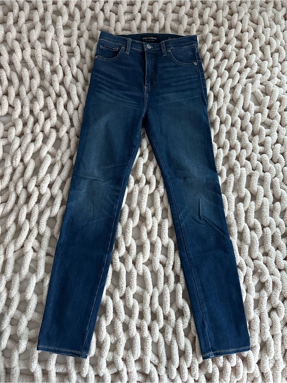 Lucky Brand Indigo High-Rise Skinny Jeans
